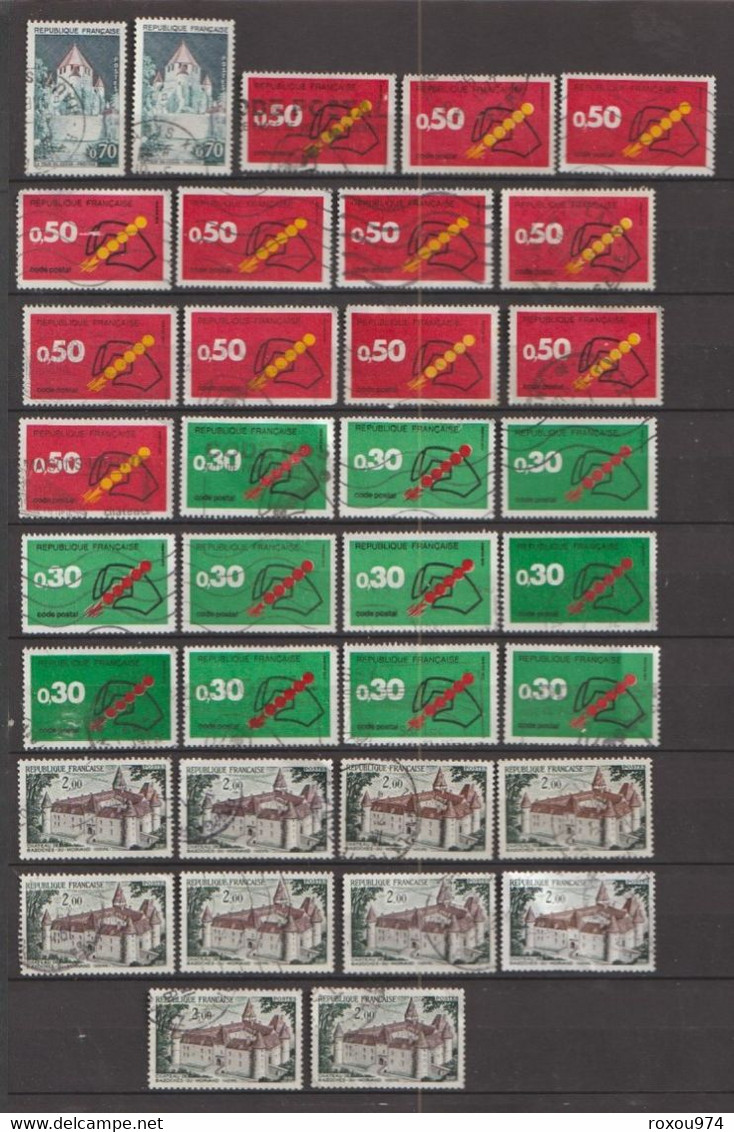 LOT 2550 PETITS  TIMBRES   OBLITERES +  628 GRANDS OBLITERES + 2ème LOT à VOIR A PARTIR des NEPTUNE  422 TIMBRES