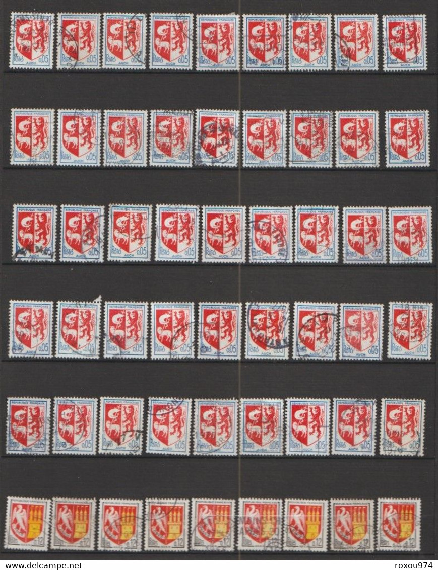 LOT 2550 PETITS  TIMBRES   OBLITERES +  628 GRANDS OBLITERES + 2ème LOT à VOIR A PARTIR des NEPTUNE  422 TIMBRES