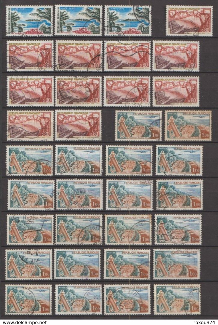 LOT 2550 PETITS  TIMBRES   OBLITERES +  628 GRANDS OBLITERES + 2ème LOT à VOIR A PARTIR des NEPTUNE  422 TIMBRES