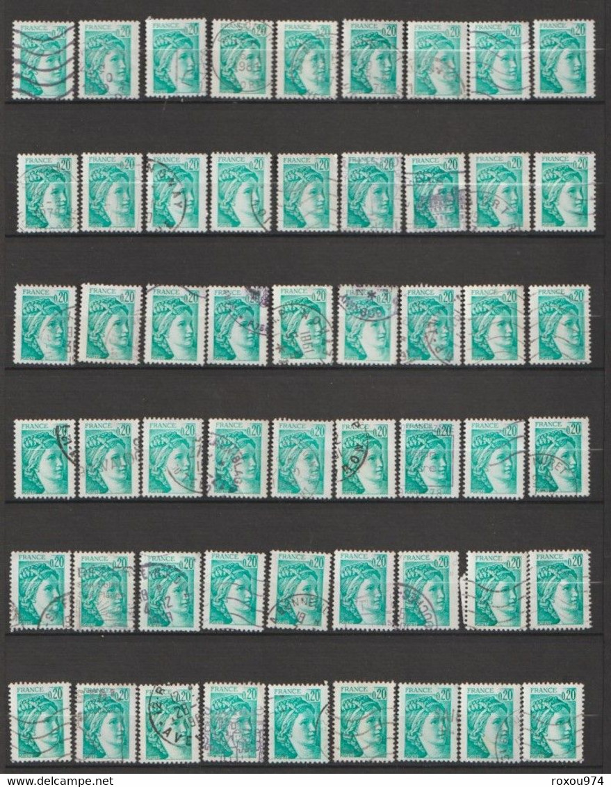 LOT 2550 PETITS  TIMBRES   OBLITERES +  628 GRANDS OBLITERES + 2ème LOT à VOIR A PARTIR des NEPTUNE  422 TIMBRES