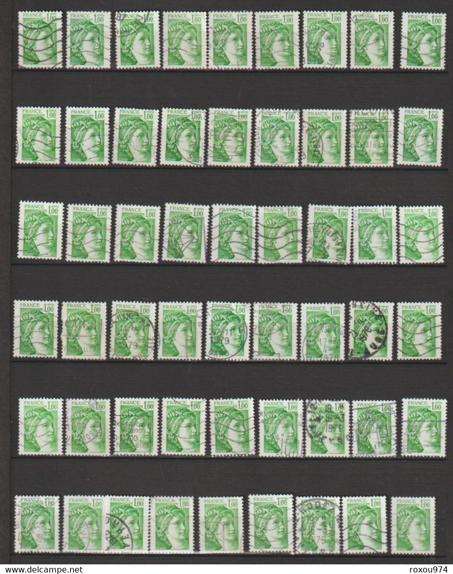 LOT 2550 PETITS  TIMBRES   OBLITERES +  628 GRANDS OBLITERES + 2ème LOT à VOIR A PARTIR des NEPTUNE  422 TIMBRES