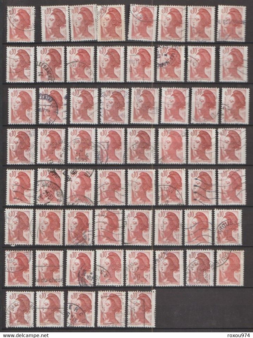 LOT 2550 PETITS  TIMBRES   OBLITERES +  628 GRANDS OBLITERES + 2ème LOT à VOIR A PARTIR des NEPTUNE  422 TIMBRES