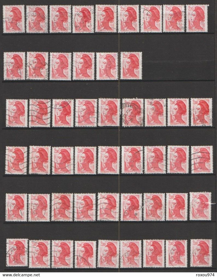 LOT 2550 PETITS  TIMBRES   OBLITERES +  628 GRANDS OBLITERES + 2ème LOT à VOIR A PARTIR des NEPTUNE  422 TIMBRES