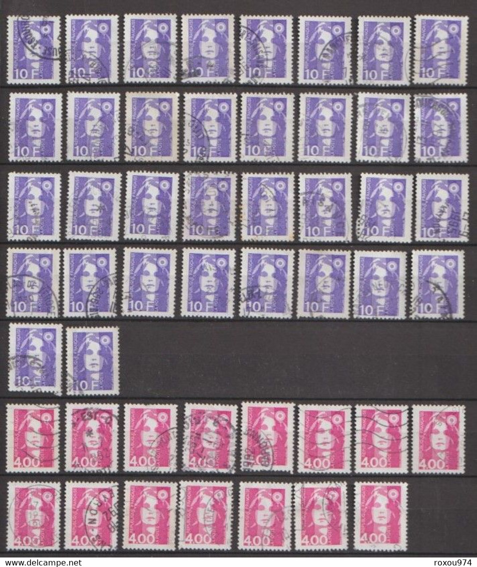 LOT 2550 PETITS  TIMBRES   OBLITERES +  628 GRANDS OBLITERES + 2ème LOT à VOIR A PARTIR des NEPTUNE  422 TIMBRES