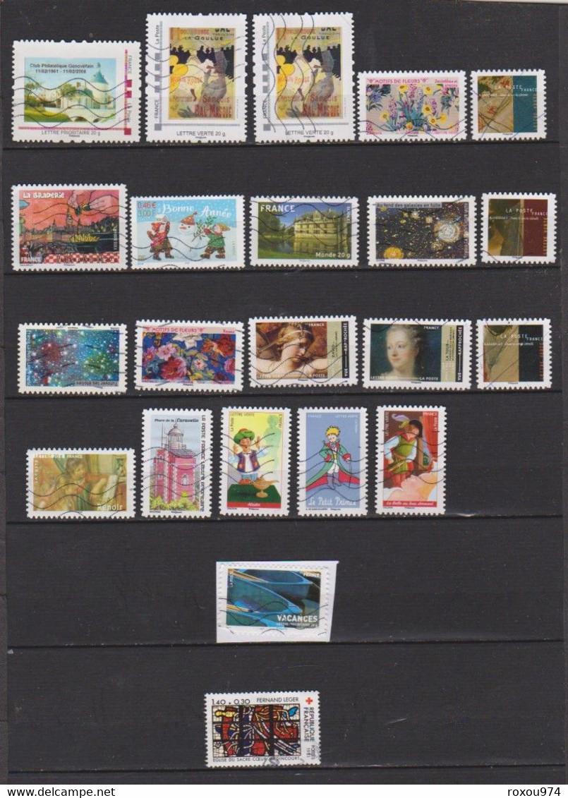 LOT 2550 PETITS  TIMBRES   OBLITERES +  628 GRANDS OBLITERES + 2ème LOT à VOIR A PARTIR des NEPTUNE  422 TIMBRES