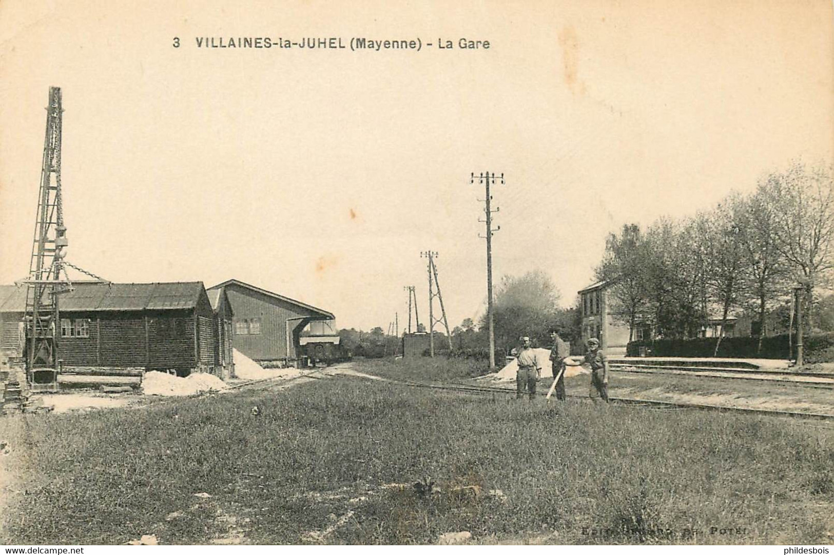 MAYENNE  VILLAINES LA JUHEL  La Gare - Villaines La Juhel