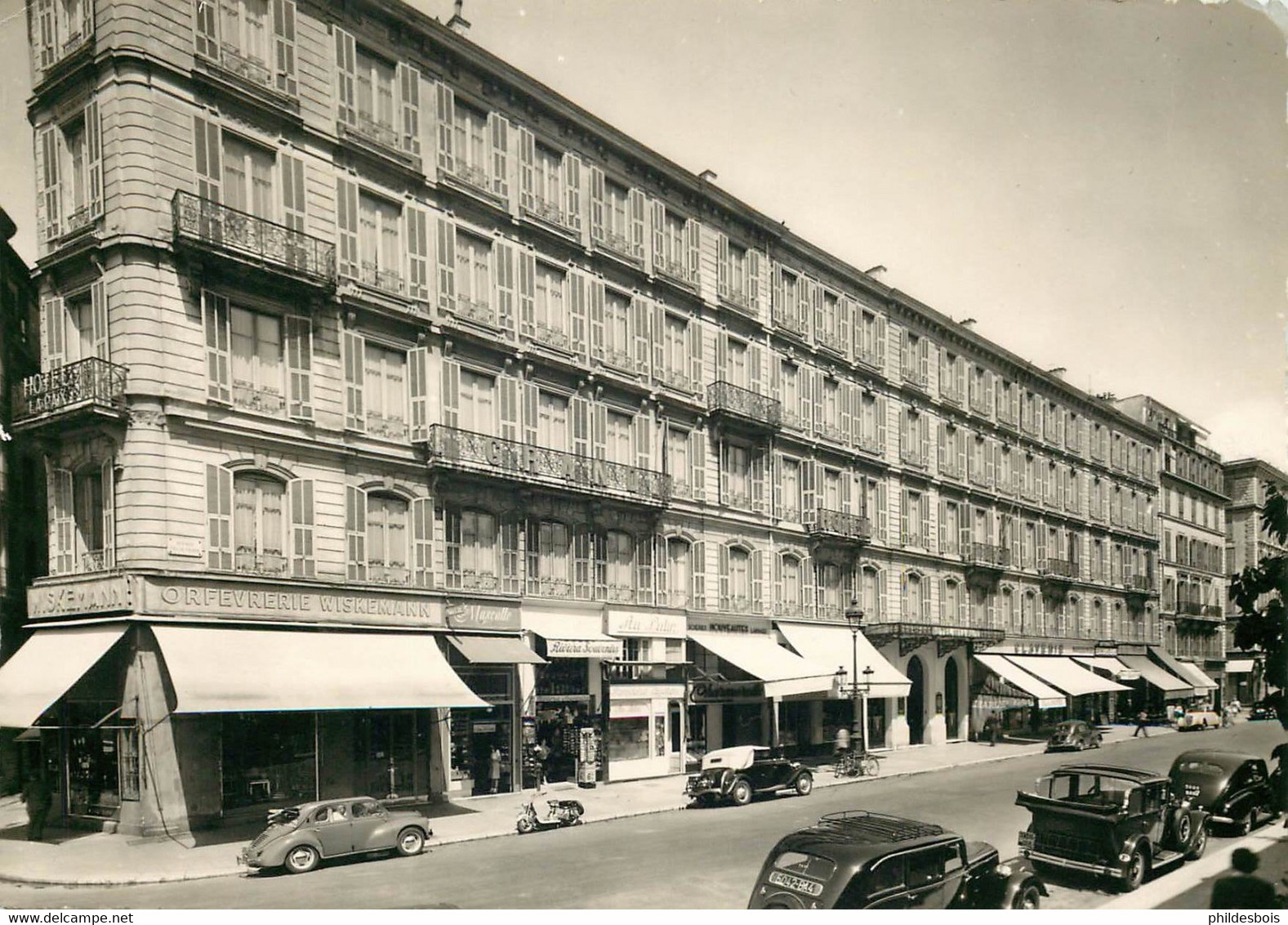 ALPES MARITIMES  NICE Grand Hotel De La Paix  Avenue Felix Faure (cpsm) - Cafés, Hôtels, Restaurants