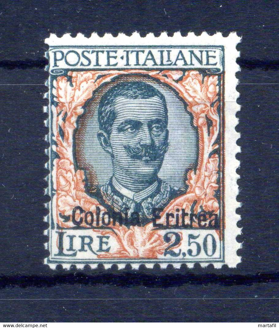 1928-29 ERITREA N.127 MNH **, 2,50 Lire Verde Mirto - Eritrea