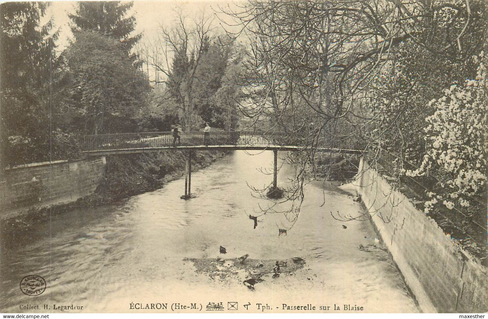 ÉCLARON Passerelle Sur La Blaise - Eclaron Braucourt Sainte Liviere