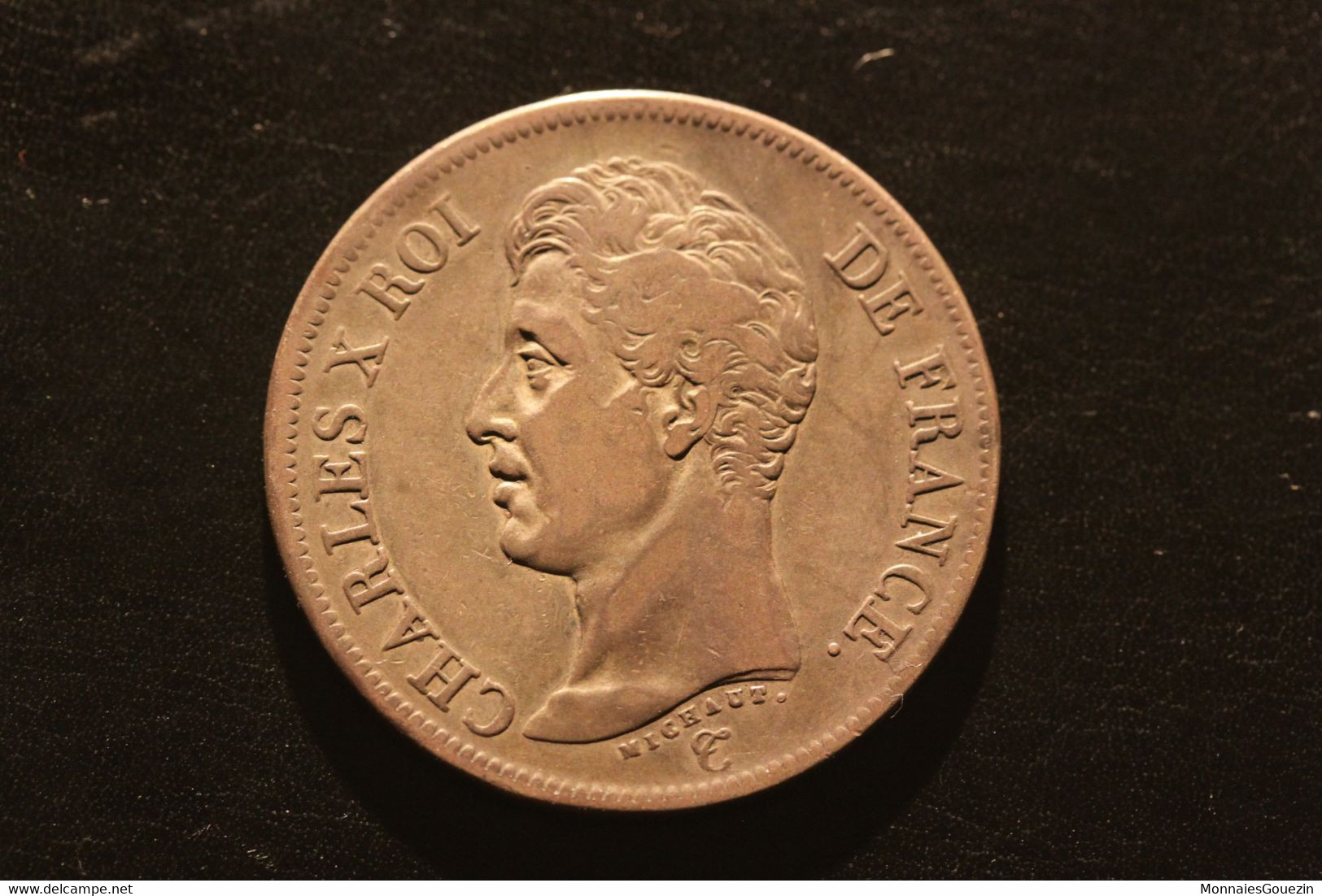 France - 5 Francs 1824 A Paris Charles X - Rare 8431 - 5 Francs
