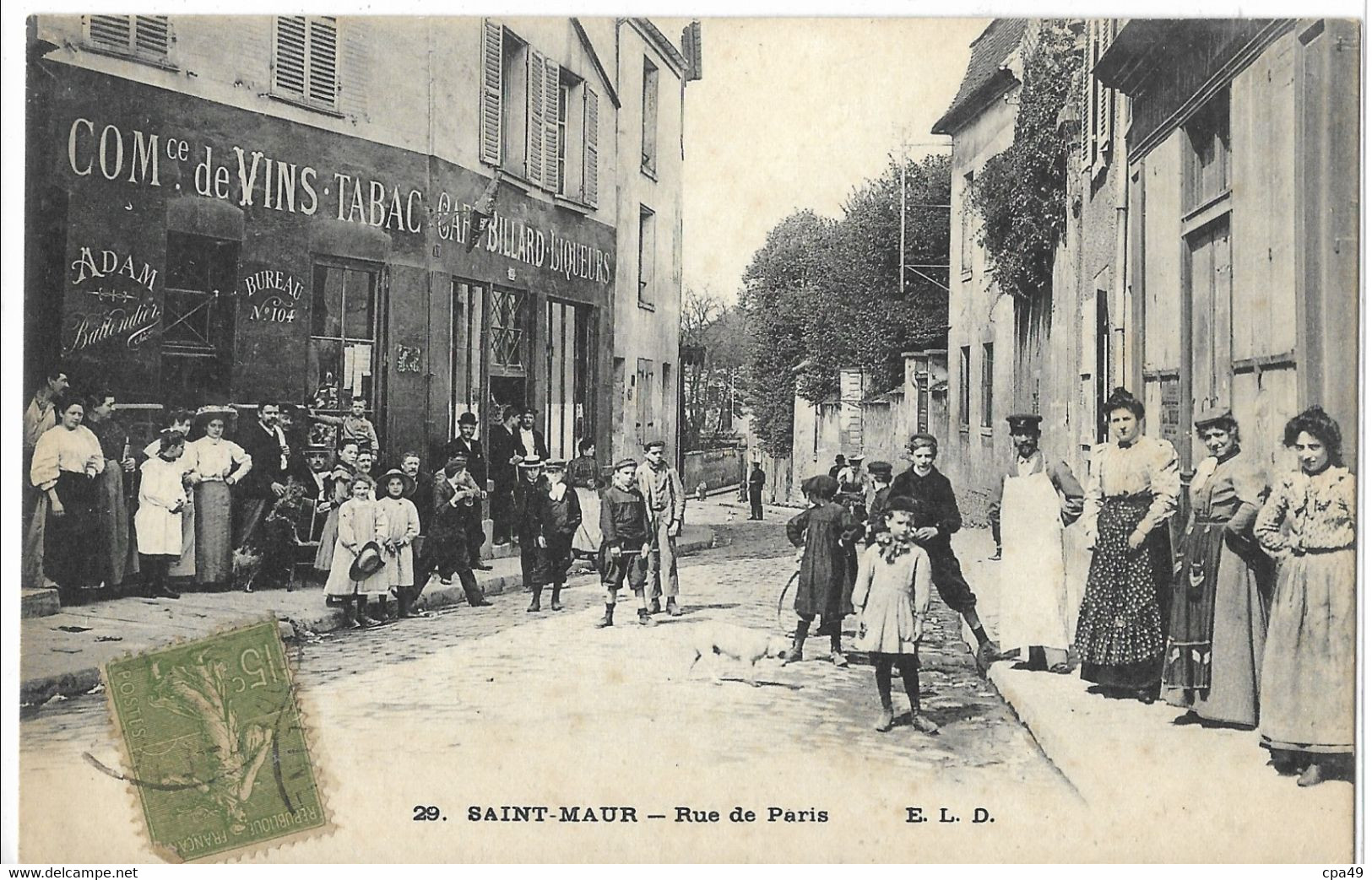 94    SAINT - MAUR  RUE  DE  PARIS - Saint Maur Des Fosses