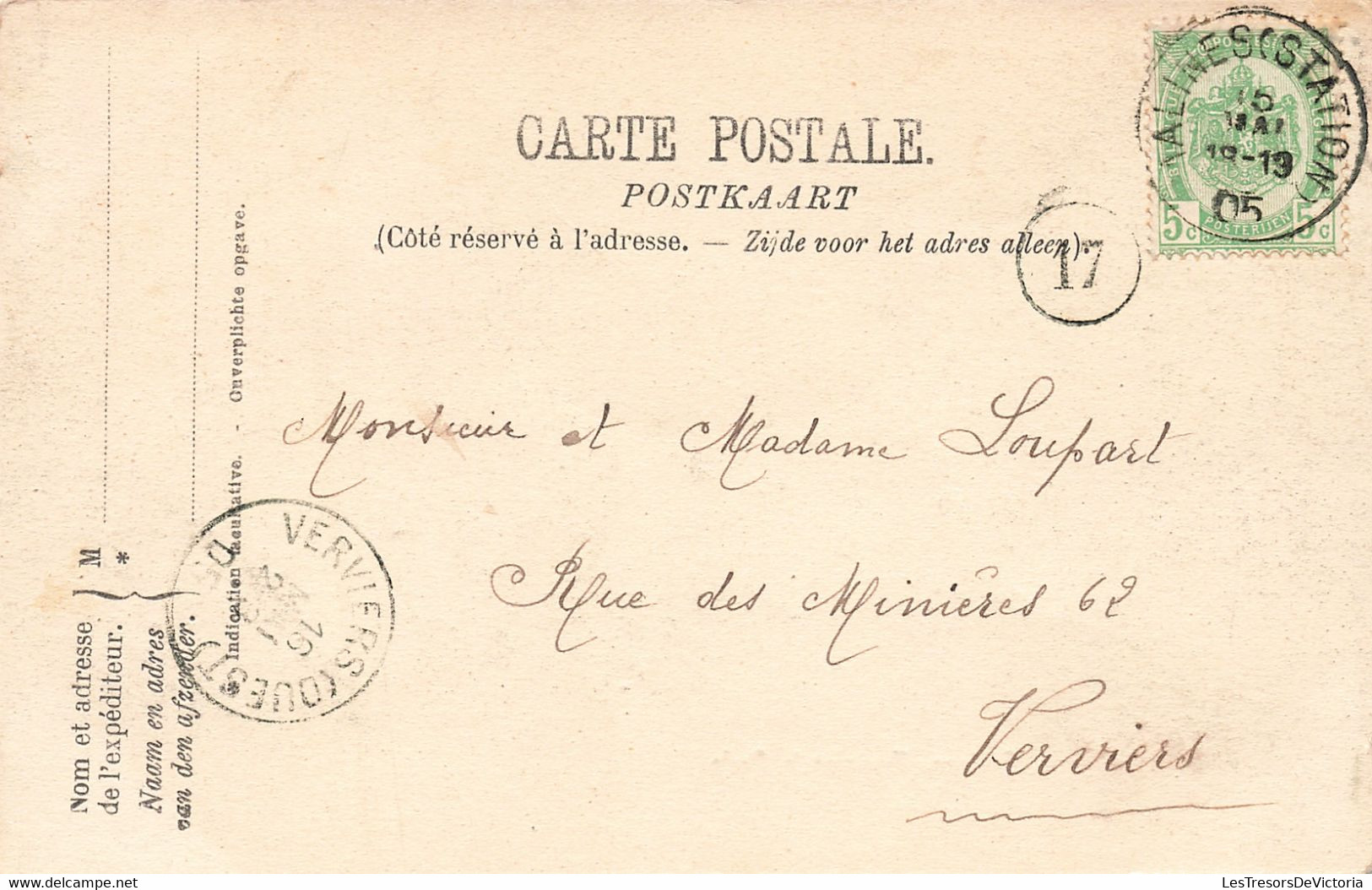 CPA - Belgique - Malines - Vue Sur La Dyle - Précurseur - Colorisé - Oblitéré Malines Station 1905 - Colorisé - Malines