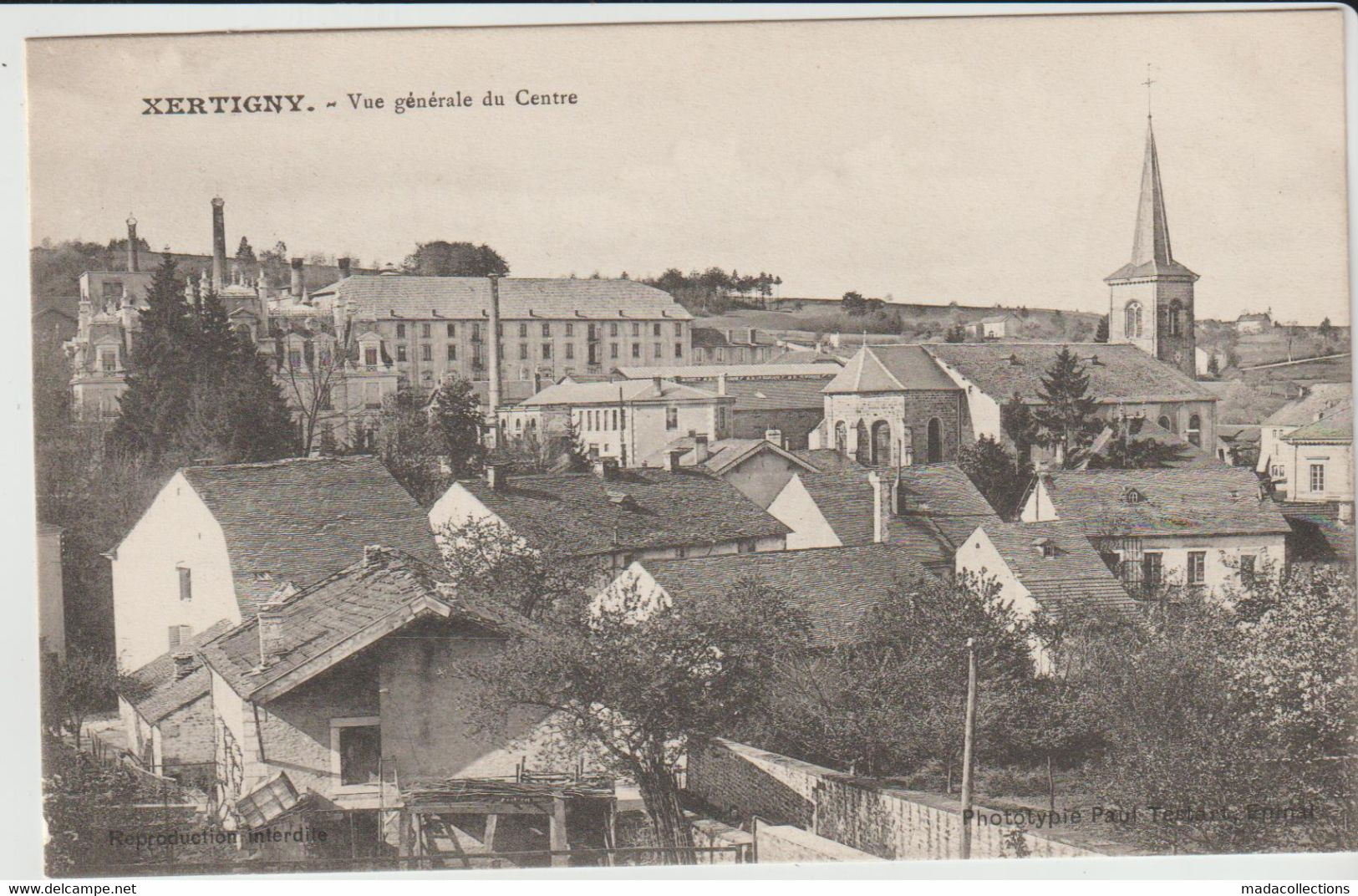 Xertigny  (88 - Vosges) Vue Générale Du Centre - Xertigny