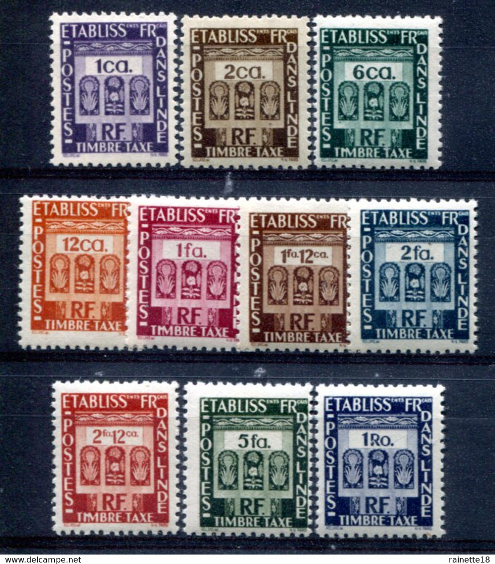 Inde        Taxes      19/28 * - Unused Stamps