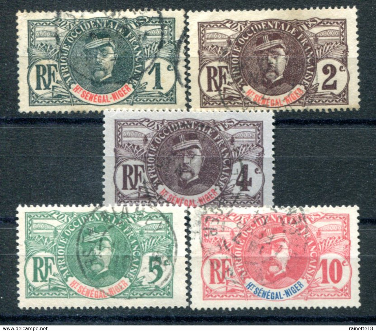 Haut Sénégal Et Niger        1/5    Oblitérés - Used Stamps