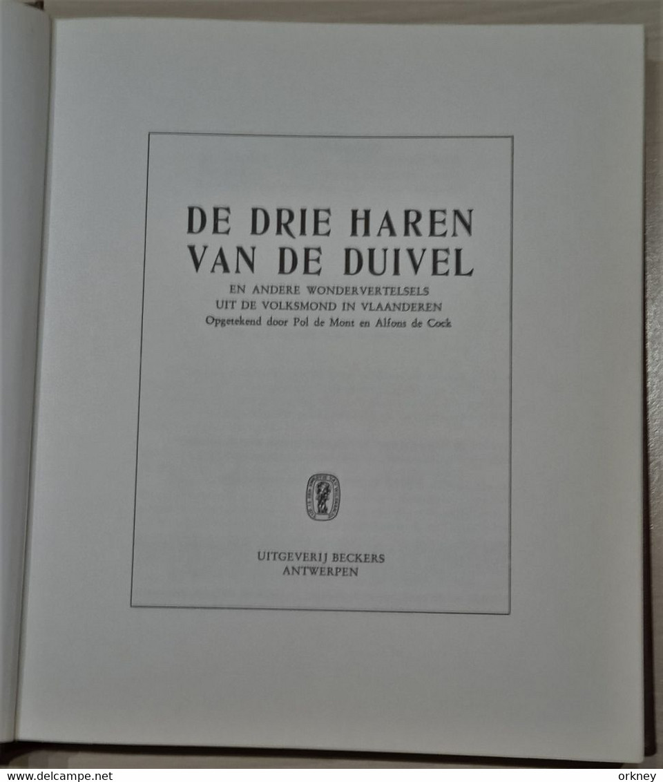 36 boeken Vlaamse Volksverhalen uitgeverij Beckens Antwerpen.