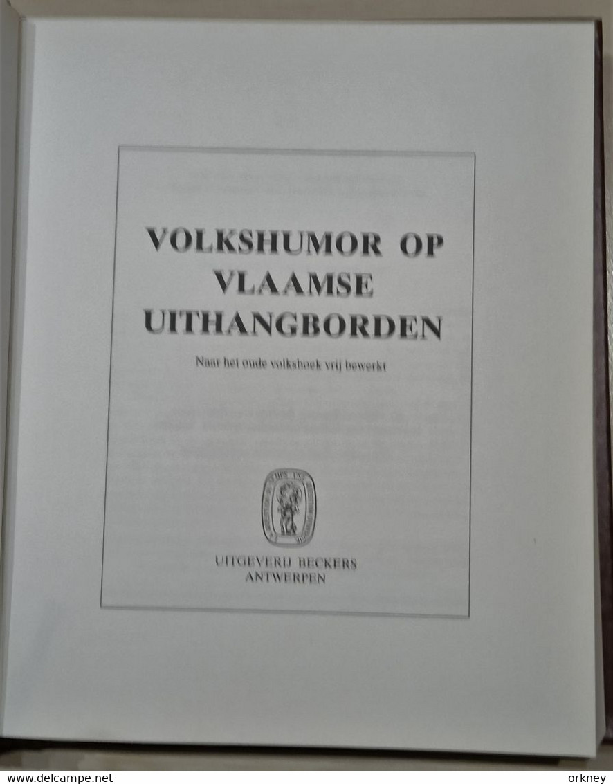 36 boeken Vlaamse Volksverhalen uitgeverij Beckens Antwerpen.