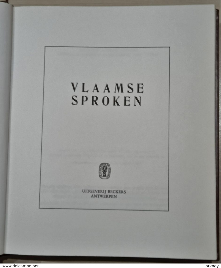 36 boeken Vlaamse Volksverhalen uitgeverij Beckens Antwerpen.