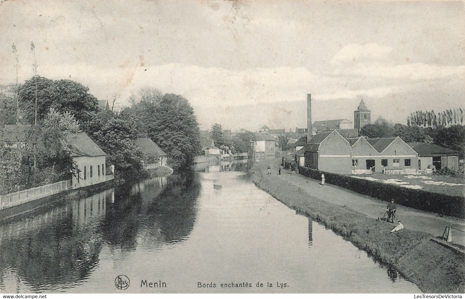 CPA - Belgique - Menin - Menen - Bords Enchantés De La Lys - Edit. Vanhée Vandaele - Oblitéré Bruxelles 1912 - Rivière - Menen