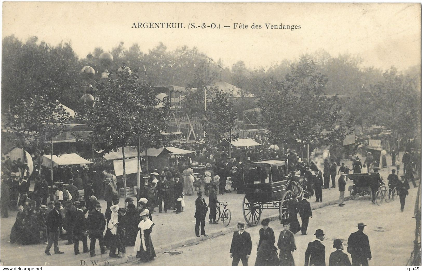 95    ARGENTEUIL    FETE  DES  VENDANGES - Argenteuil