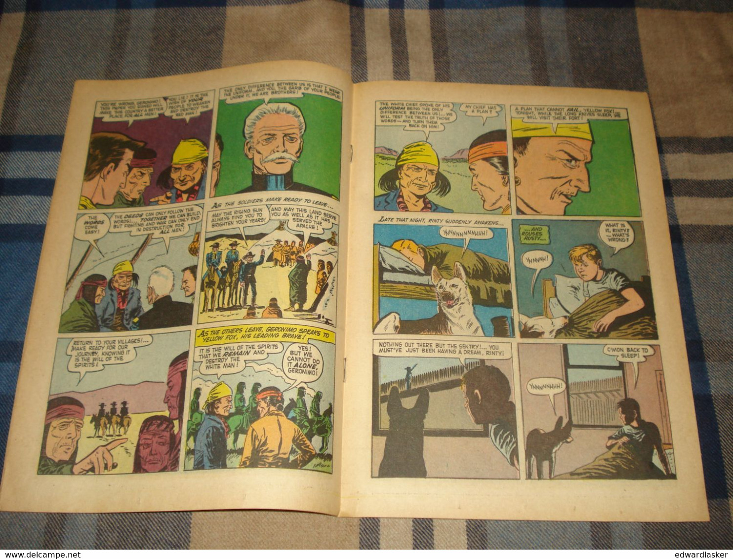 RIN TIN TIN N°32 (comics VO) - Novembre 1960 - Dell Comics - Mauvais état - Altri Editori