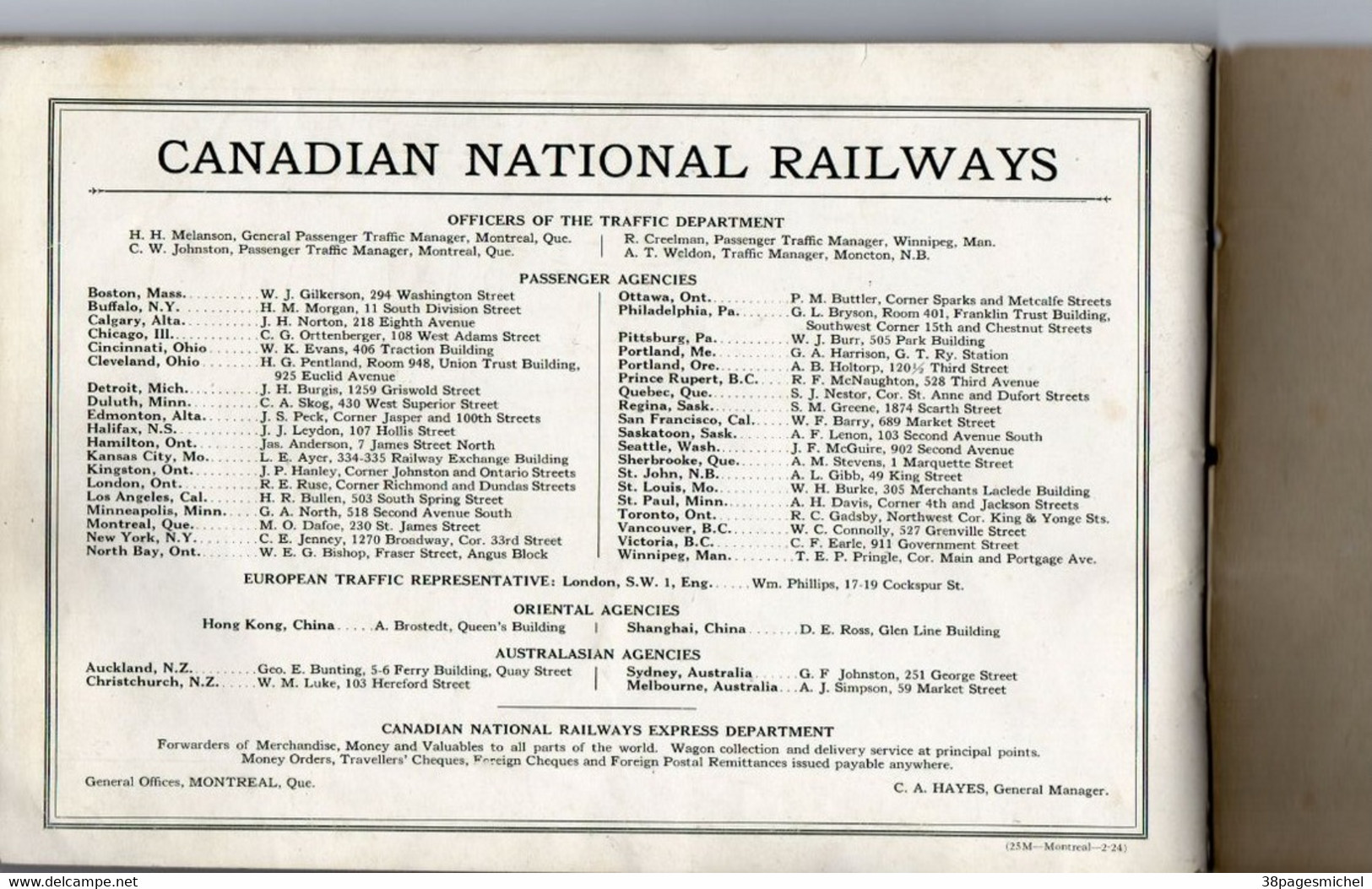 J1801 - SCENIC CANADA - CANADIAN NATIONAL RAILWAYS - CHEMINS DE FER NATIONAUX DU CANADA - Amérique Du Nord