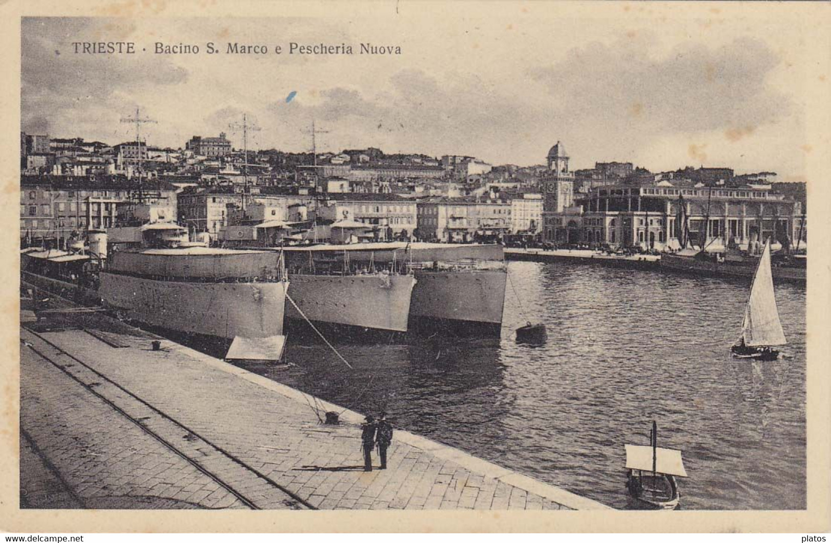 N - Trieste -  Bacino S. Marco E Pescheria Nuova - L.4 X 2 - Marcofilía