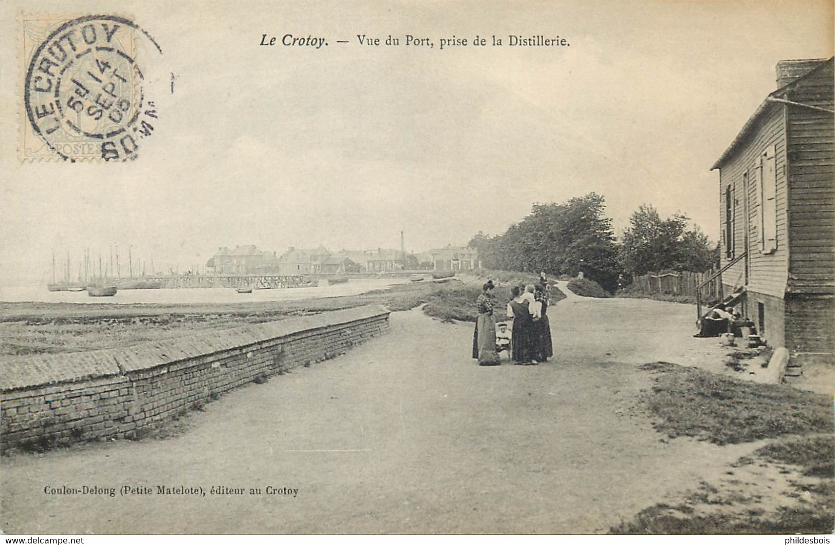 SOMME  LE CROTOY  Vue Du Port Prise De La Distillerie - Le Crotoy