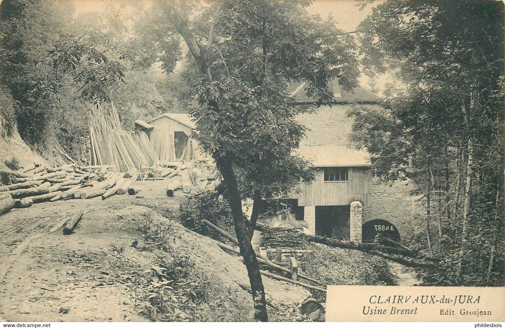 JURA  CLAIRVAUX DU JURA  Usine Brenet - Clairvaux Les Lacs