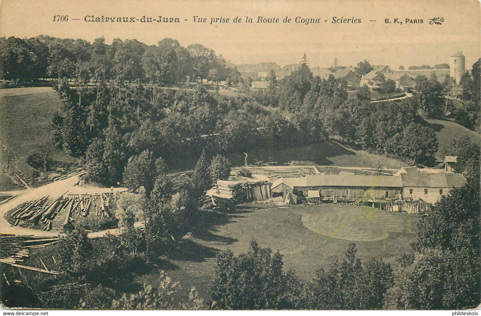 JURA  CLAIRVAUX DU JURA  Scieries - Clairvaux Les Lacs