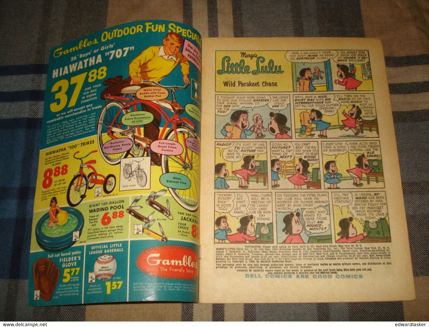 MARGE'S LITTLE LULU N°143 (comics VO) - Mai 1960 - Dell Comics - Bon état - Andere Uitgevers