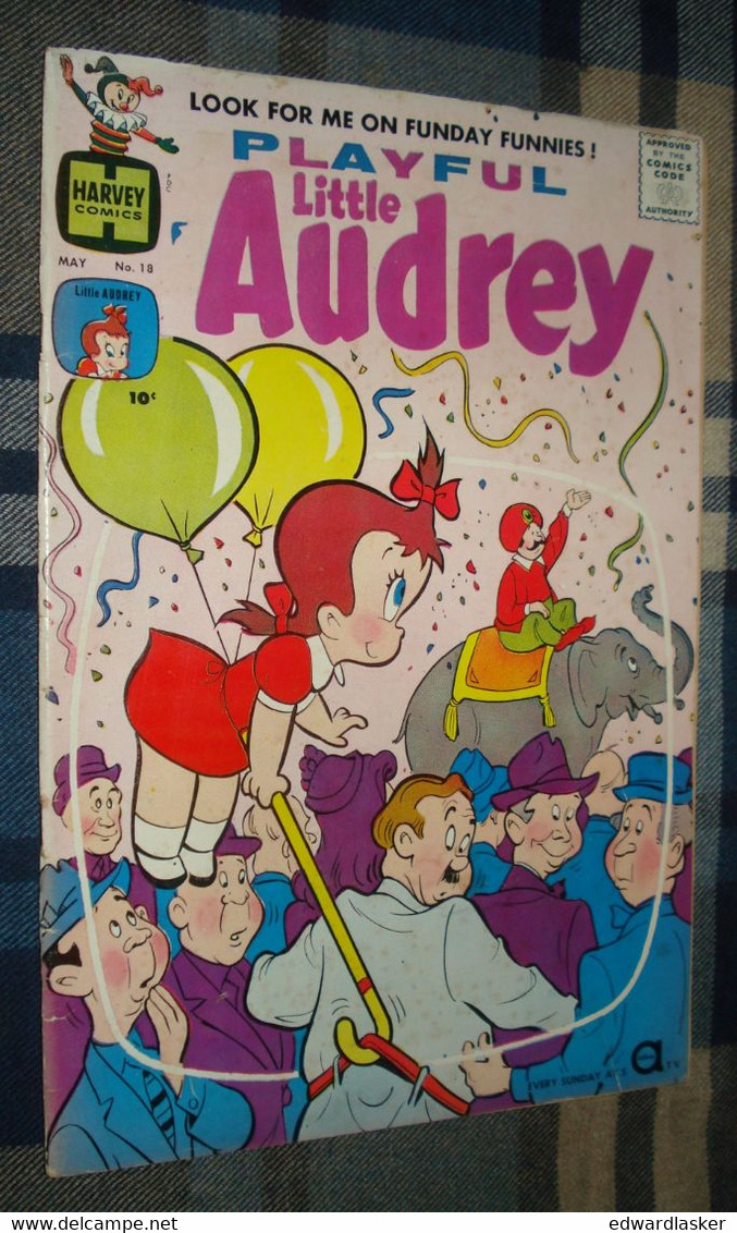 PLAYFUL LITTLE AUDREY N°18 (comics VO) - Mai 1960 - Harvey Comics - Bon état - Otros Editores
