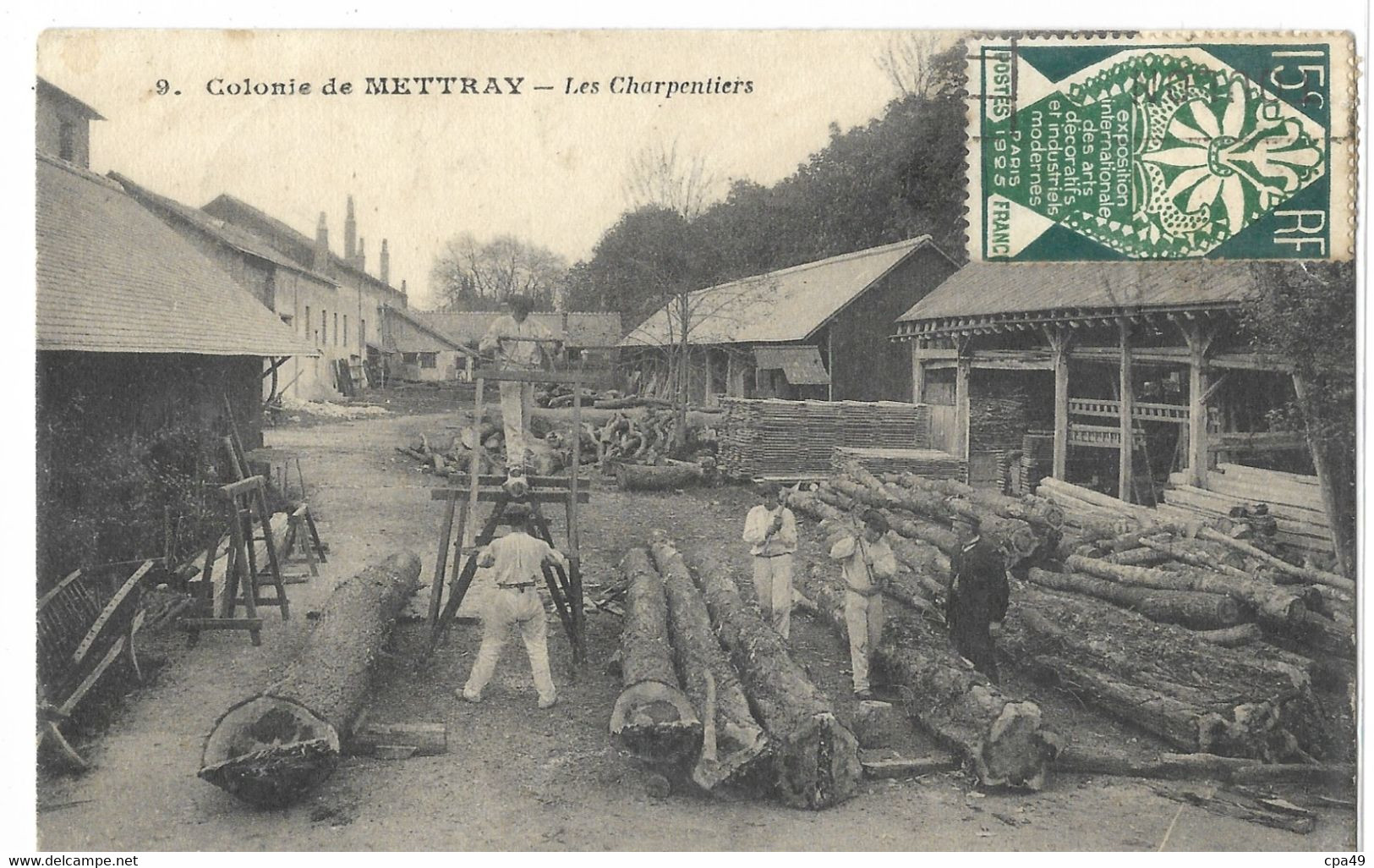 37    COLONIE  DE  METTRAY   LES  CHARPENTIERS - Mettray