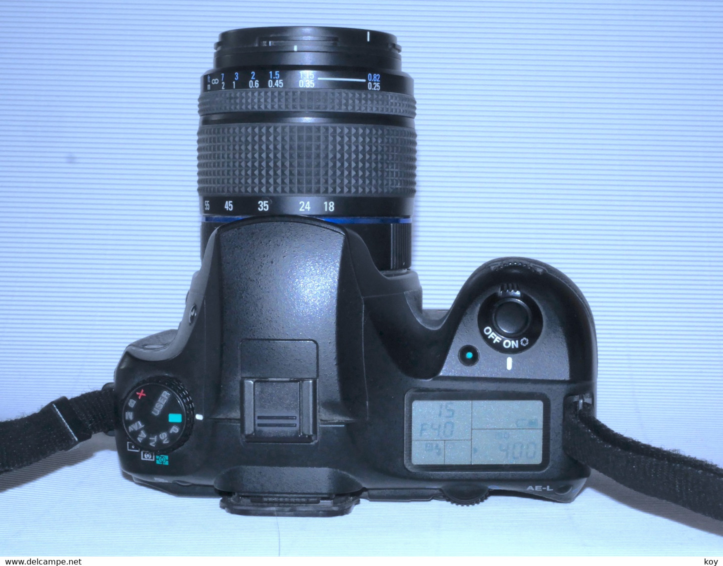 Pentax K20D digitale 14,6-MP-Spiegelreflexkamera schwarz mit Objektiv 18–55 mm incl. Fototasche