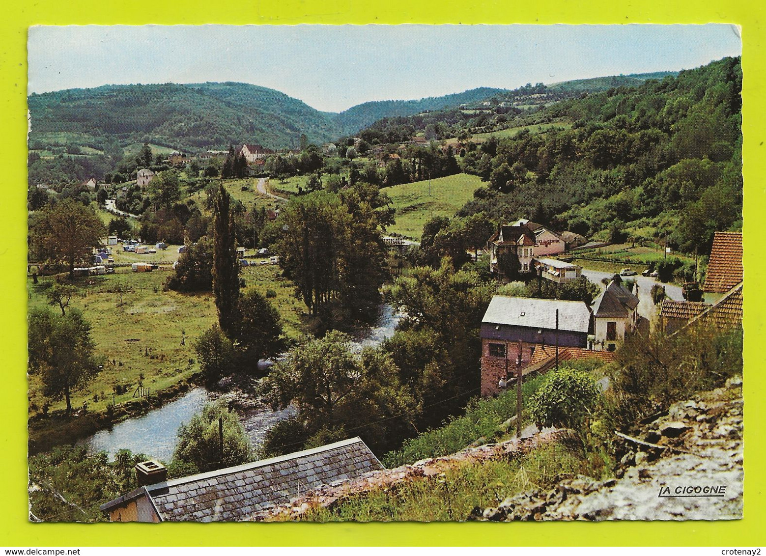 63 CHÂTEAUNEUF LES BAINS Vers St Gervais D'Auvergne N°100 10 La Sioule Camping Hôtels Du Centre Et De La Pergola En 1967 - Saint Gervais D'Auvergne