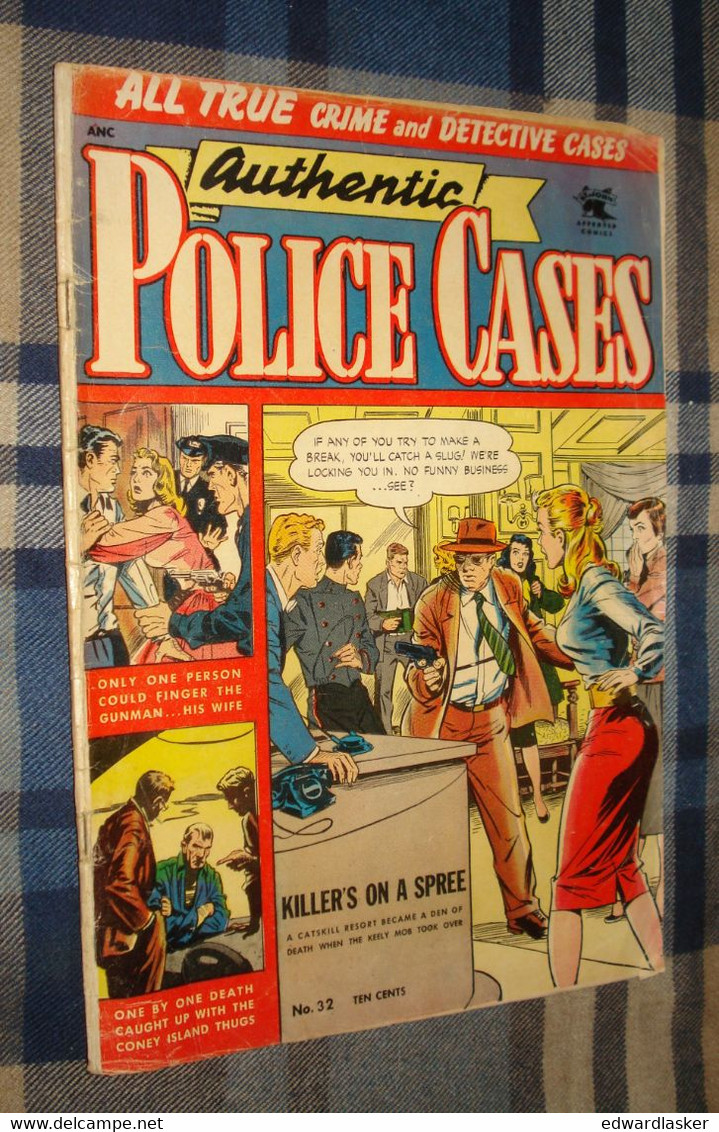 AUTHENTIC POLICE CASES N°32 (comics VO) - 1954 - St John - Matt Baker - Assez Bon état - Otros Editores