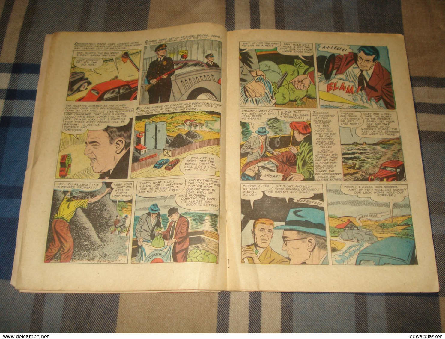 AUTHENTIC POLICE CASES N°32 (comics VO) - 1954 - St John - Matt Baker - Assez Bon état - Andere Uitgevers