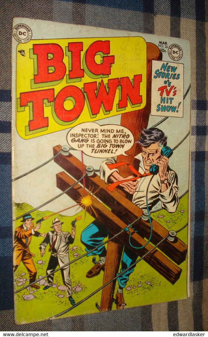 BIG TOWN N°26 (comics VO) - Mars 1954 - DC - Bon état - DC