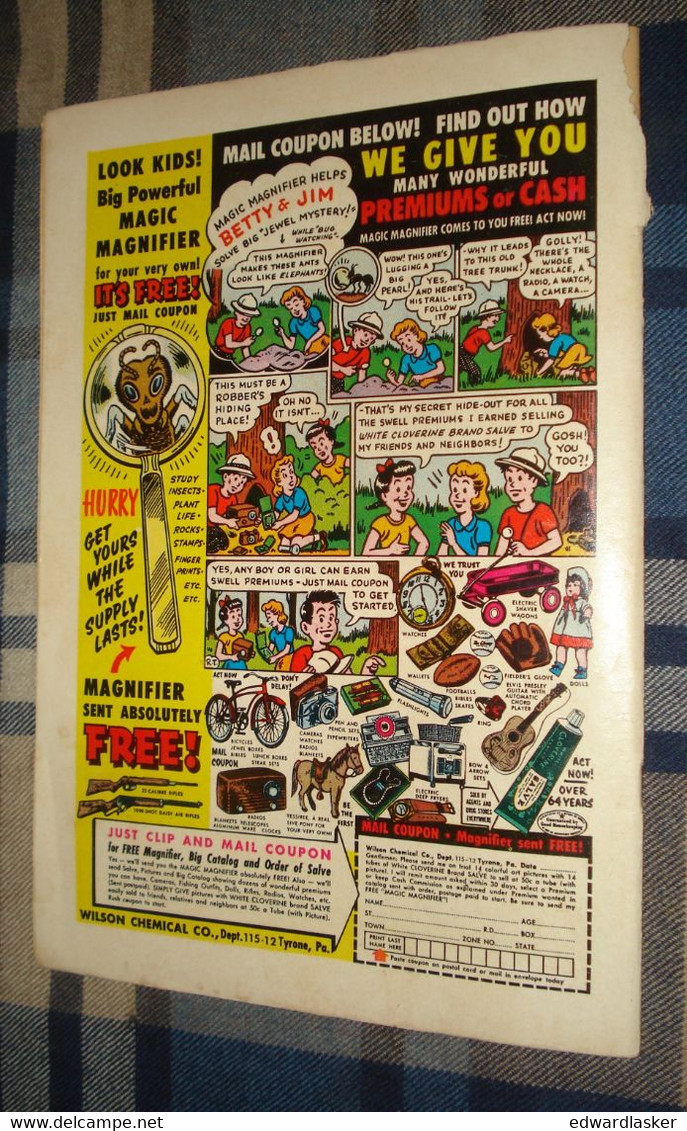 REAL SCREEN COMICS N°119 (comics VO) - Février 1958 - DC - état Médiocre - DC