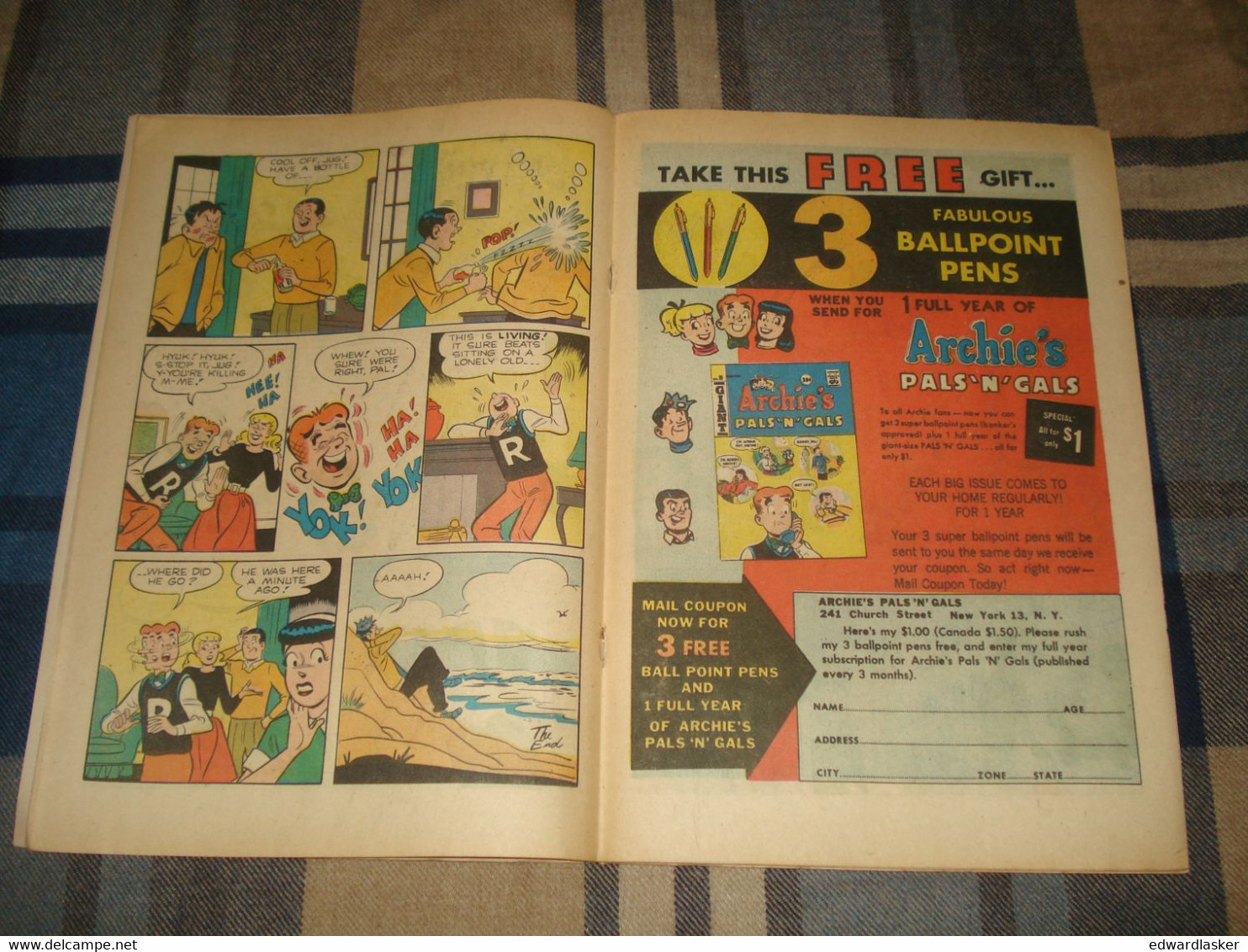 ARCHIE'S PAL JUGHEAD N°60 (comics VO) - Mai 1960 - Archie Comics - Bon état - Altri Editori