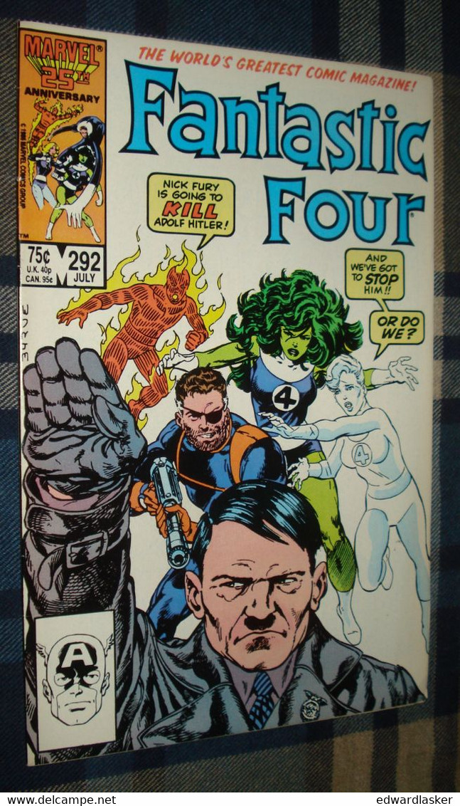 FANTASTIC FOUR N°292 (comics VO) - 1986 - Marvel - John Byrne - Très Bon état - Marvel