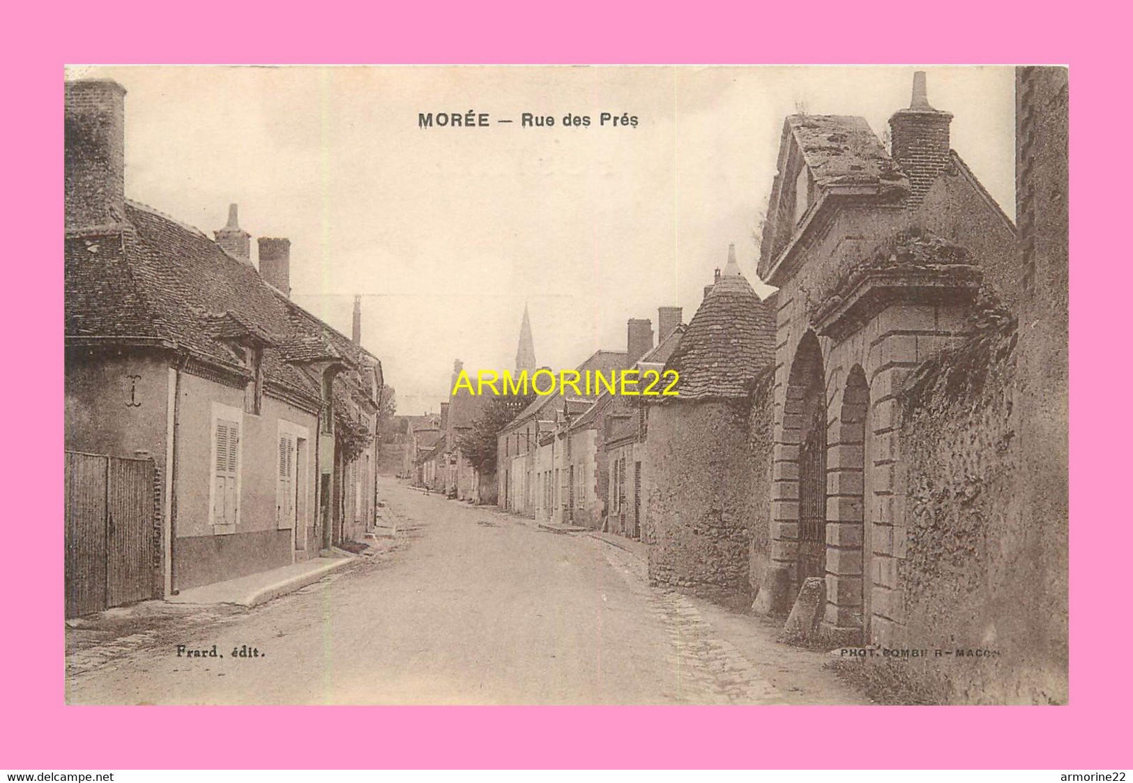 CPA MOREE  Rue Des Prés - Moree