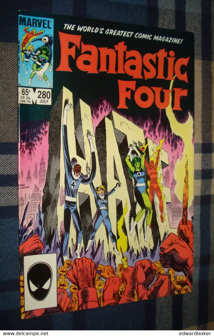 FANTASTIC FOUR N°280 (comics VO) - 1985 - Marvel - John Byrne - Très Bon état - Marvel