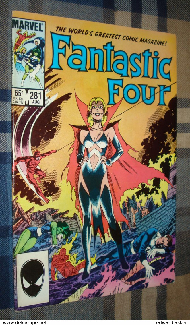 FANTASTIC FOUR N°281 (comics VO) - 1985 - Marvel - John Byrne - Très Bon état - Marvel