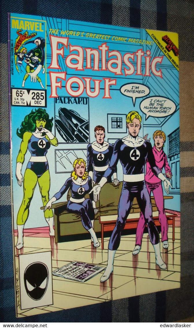 FANTASTIC FOUR N°285 (comics VO) - 1985 - Marvel - John Byrne - Très Bon état - Marvel