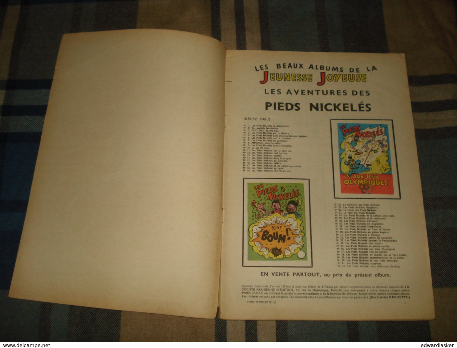 LES PIEDS NICKELÉS N°33 : Courent La Panasiatique - Pellos - Réimp. 1959 - Pieds Nickelés, Les