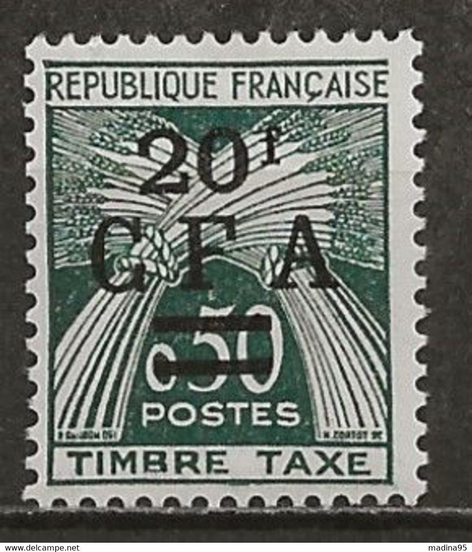 REUNION CFA: **, TAXE N° YT 47, TB - Timbres-taxe