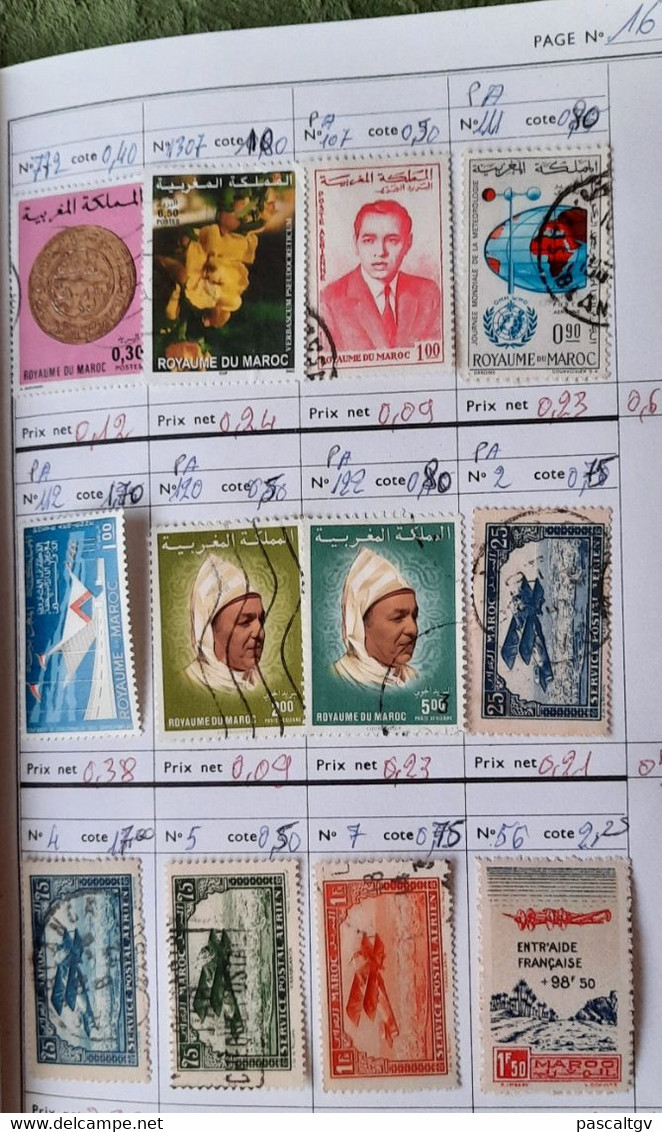 Colonies FR - MAROC - * et qqs Oblitérés - CARNET de Circulation N°22 -  (cote 545.00€)