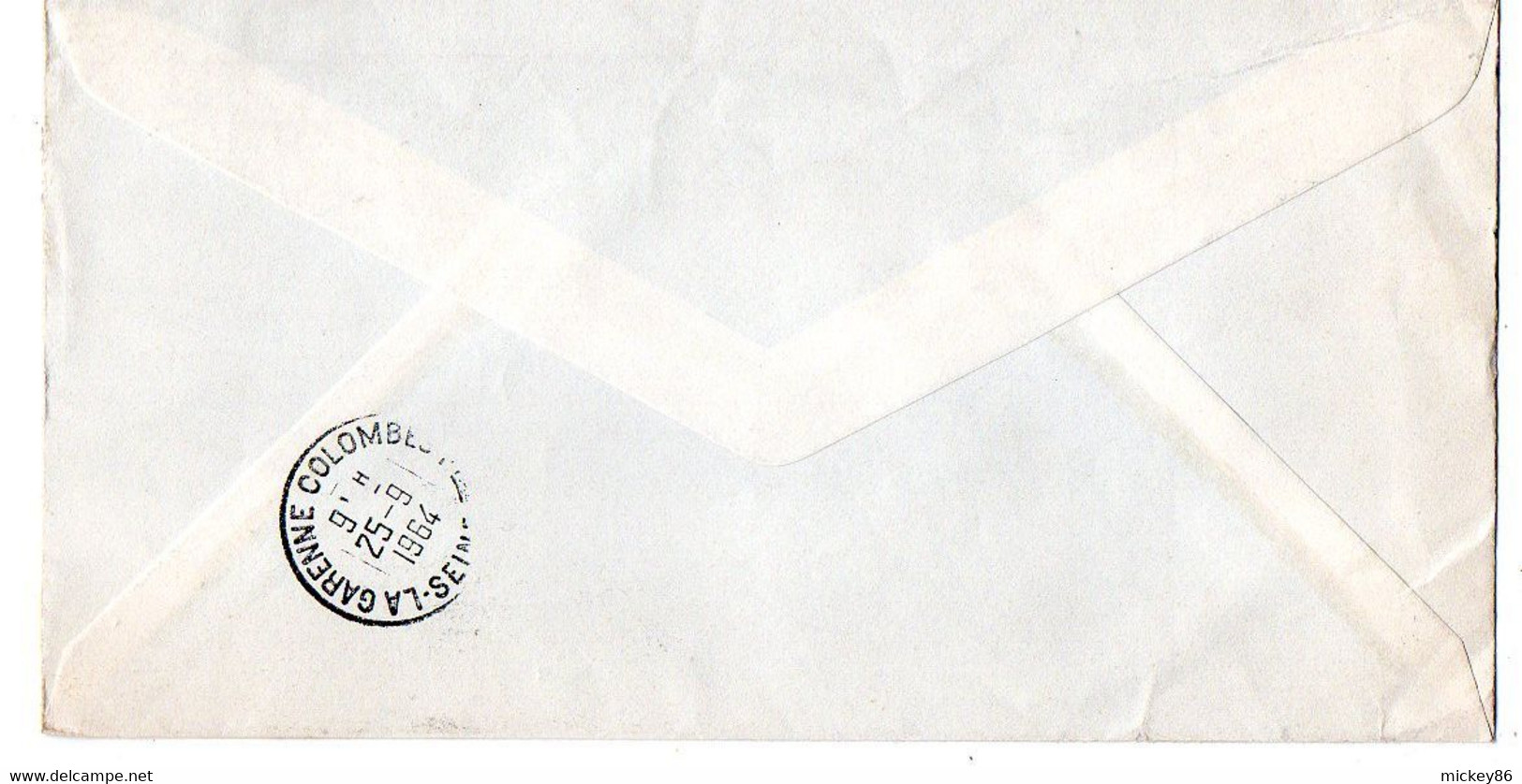 PAYS-BAS - 1964--lettre DEVENTER  Pour NANTERRE-92 (France). Timbre Seul  Sur Lettre,  Cachet . - Briefe U. Dokumente