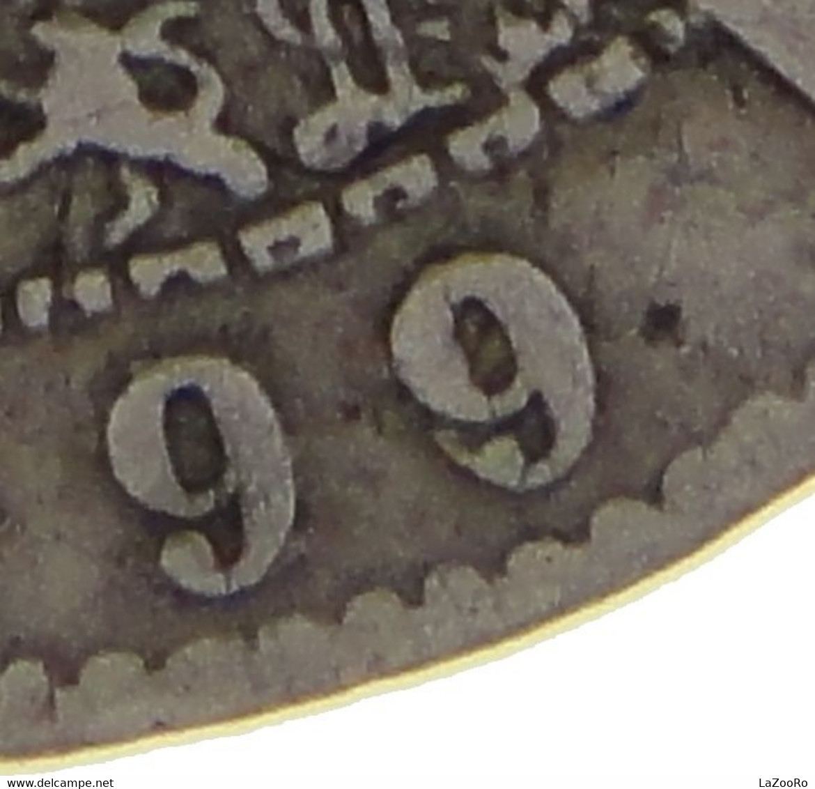 LaZooRo: Belgium 50 Centimes 1899/86 VF Not In Krause - Silver - 50 Cent